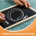 thumbnail image 7 of OUNONA 1 Set Adjustable Picture Hanging Tool Wires Stainless Steel Nylon Rope for Heavy Duty Frames DIY Heavy Duty Picture Hanging Wire, 7 of 7