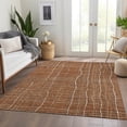 thumbnail image 6 of Addison Rugs Mayfield Premium Machine Washable Transitional Stripes Paprika Rectangle Rug, 9' x 12', 6 of 6
