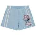 thumbnail image 4 of Disney Girls Lilo and Stitch Embroidered Soccer Jersey and Shorts Clothing Set- Little and Big Girls Sizes 4-16, 4 of 9