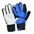 thumbnail image 4 of Guantes de portero Guantes de fútbol Protección de manos Látex Transpirable Portero Azul Talla 5, 4 of 9