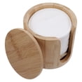 thumbnail image 1 of 1 Set Bamboo Fiber Makeup Remover Puff Pads Round Face Makeup Cleaning Pads, 1 of 7