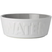 Pet Rageous Designs White & Gray 2.5-Cup Basics Pet Water Bowl