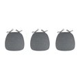 thumbnail image 3 of Guardoinrt Chair Cushion Pads Made With Polyester And Flax For Easy Cleaning And Durability Easy To Clean Chair Cushions Chair Pads darkgray 3Set, 3 of 6