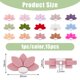 thumbnail image 2 of 15 cuentas de silicona ecológicas de grado alimenticio con forma de loto, cuentas para masticar para mordedores, collares de lactancia DIY, 2 of 7