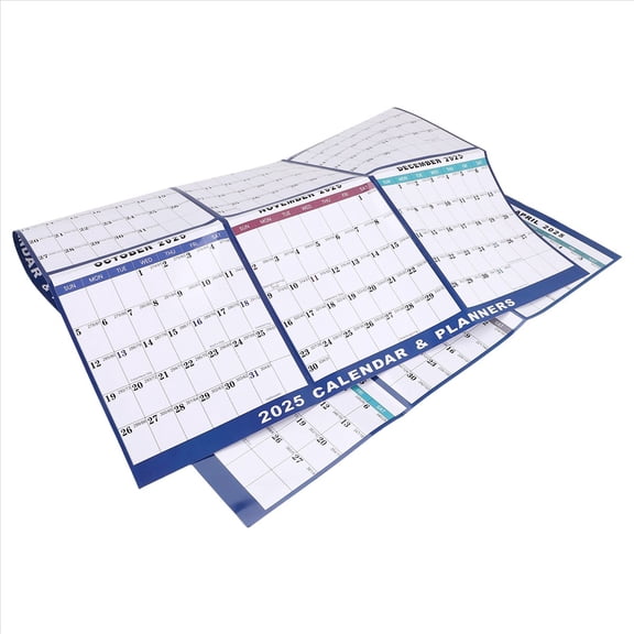 Erasable Whiteboard Calendar Monthly Weekly Planner Clear 12 Month Wet Dry Board for Wall Home Officee Reusable