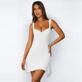 thumbnail image 1 of Nouvelle Jupe à Col en V style Désir Pur Jupe Robe d'Été pour Femmes Haut de Gamme, 1 of 5