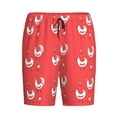 thumbnail image 4 of Wukai Cartoon Rooster Men’s Short Pajama Pants With Pockets Soft Sleep Pj Shorts for Men-Small, 4 of 6