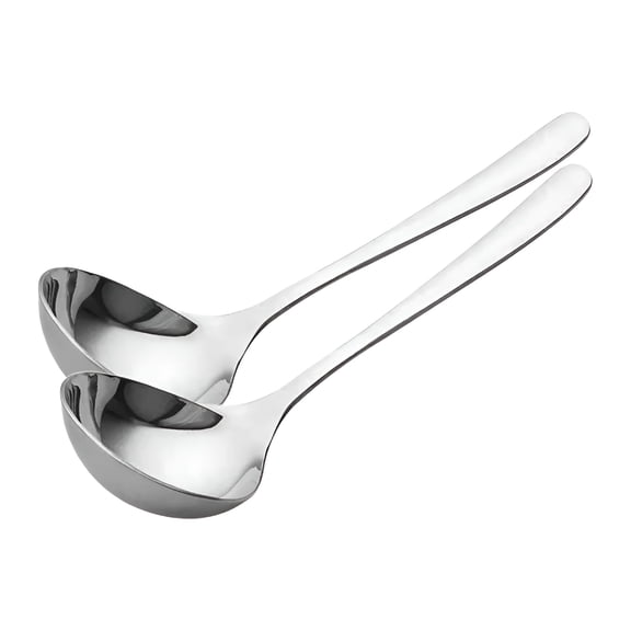 ACDANC 2026 New Soup Spoons of 2-Piece Stainless Steel,Gravy Ladle Soup,Small Ladle,8 Inches Ladle Stainless Steel for Serving Soups, Stews, Gravies, Cooking, Meal Preparation, Kitchen Use