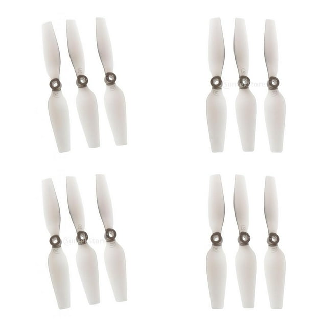 12 Piezas de Plástico CW CCW de Hélice para Accesorios Tripulados de Sunnimix Propulsor de RC Quadcopter