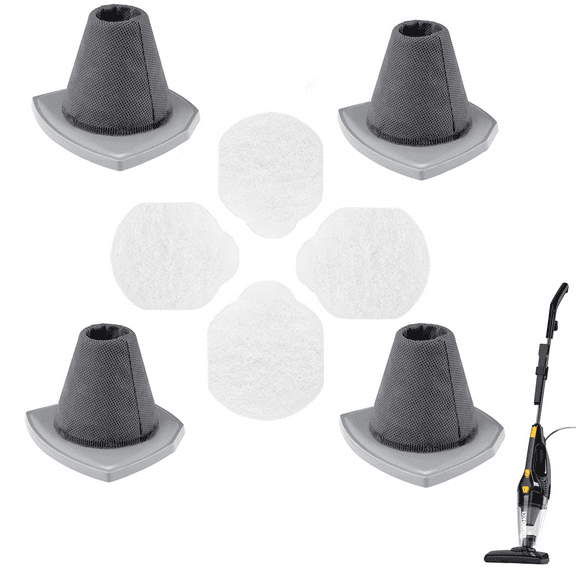 VACUSHOP NES212 Replacement Filter Set compatible with Eureka 3-in-1 Multi-Surface Lightweight Swivel Stick Vacuum Cleaner, and for NES215A, NES210,NES215, Compare to Part # N0101 & N0102