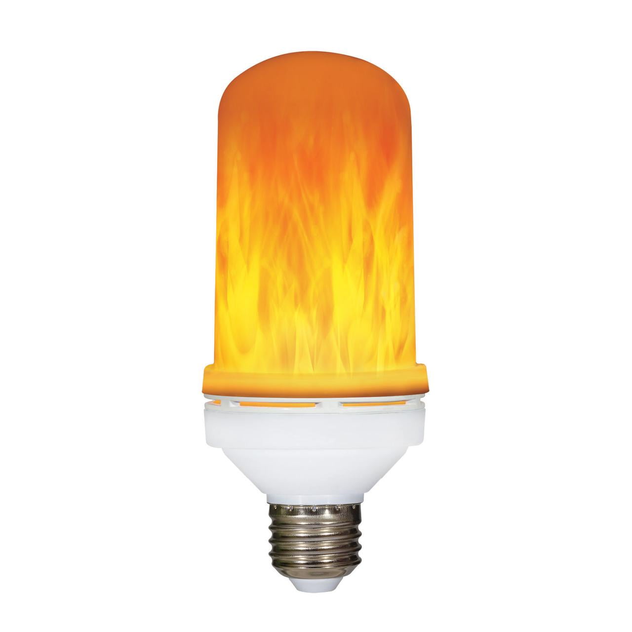 E-Z Illuminations LED Flame D60 Christmas Bulb, 1.5 Watts