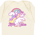 thumbnail image 4 of Inktastic Little Sister Unicorn Girls Long Sleeve Baby Bodysuit, 4 of 5