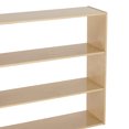 thumbnail image 3 of ECR4Kids Birch 3-Shelf Open Storage Cabinet, Wood Classroom & Home Storage Solution for Kids, 36" H, 3 of 5
