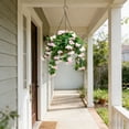 thumbnail image 4 of YWIYIUD 1PC Artifical Hanging Flowers for Outdoors UVResistant andWaterproof Artifical HangingBaskets for Outdoor Decor Garden Porch Window Box Home Wedding Decor, 4 of 6