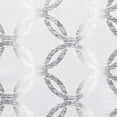 thumbnail image 4 of Exclusive Home Modo Metallic Geometric Grommet Top Curtain Panel Pair, 54"x108", Black Pearl, 4 of 6