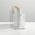 thumbnail image 3 of mDesign Plastic Kitchen Pantry Storage Organizer Bin with Handles, 6 Pack, Clear, 3 of 9