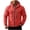 .Red, variant on Agkizg Men's Fall Winter Ski Jackets Waterproof Windproof Coats, Solid Hooded Windbreaker Windproof Water Jacket Drawstring Zip Pockets Outdoor Hiking Mountaineering Coat