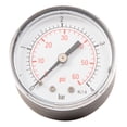 thumbnail image 3 of Plastic Casing Pressure Gauge 60 psi for Pool Filter - Brass Back Mount, 3 of 6
