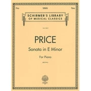 Schirmer's Library of Musical Classics: Sonata in E Minor: Schirmer Library of Classics Volume 2023 Piano Solo (Paperback)