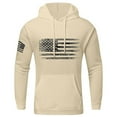 thumbnail image 3 of Rggeeun Mens Hoodies Pullover Men's Fashion Casual Print Hooded Pullover Long Sleeve Drawstring Hooded Sweatshirt Tops Hoodies Fall Winter Stylish, 3 of 3