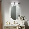 thumbnail image 3 of Kichler 55191Led Sashi 18" Wide Led Bath Bar - Black, 3 of 7