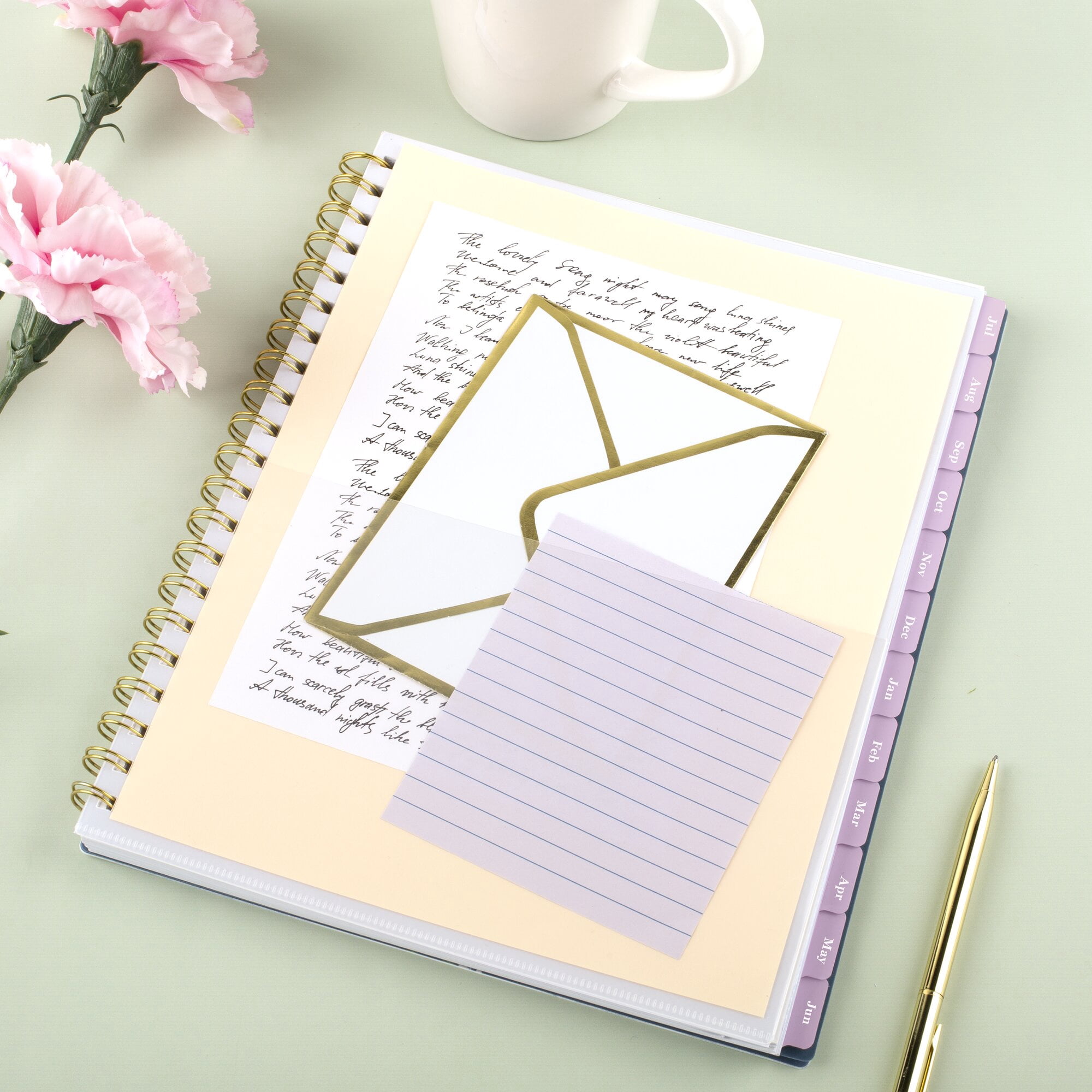 Cherrywood Lane for Mead Cambridge Academic 2026-2027 Weekly Monthly Planner