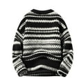 thumbnail image 2 of Dgankt Sweaters for Men Fashion Casual Pullover Solid Warmth Laziness Loose Long Sleeve Round Neck Sweater,Size M-2XL, 2 of 9
