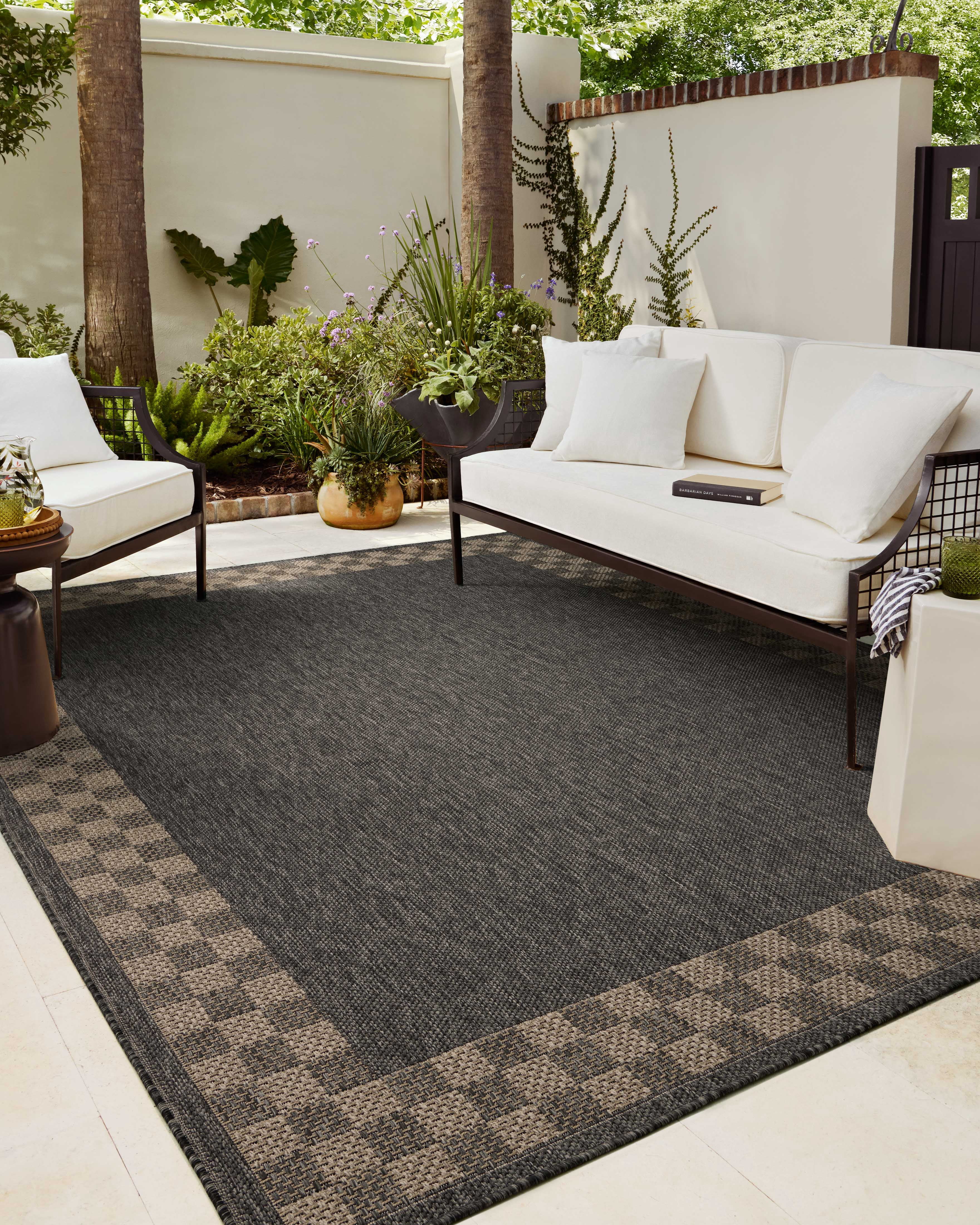Chris Loves Julia x Loloi Providence Charcoal / Natural 2'-3" x 7'-7" Runner Rug