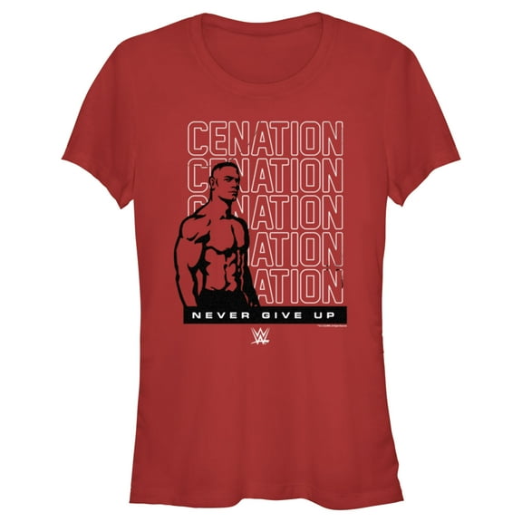 Junior's WWE John Cena Cenation Graphic Tee Red Large