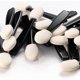 thumbnail image 2 of Disposable Oval Soft Sponge Eyeshadow Face Brushes Set Makeup Eye Shadow Applicator Cosmetic MUA Wands Sticks Beauty Tool Application, 20 Pack, Black, 2 of 5