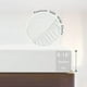 thumbnail image 5 of Juego de cubrecama completo en blanco con fundas de almohada, cubrecama fijo antideslizante, fibra suave, 138x190x30cm, 5 of 7