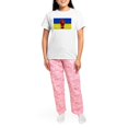 thumbnail image 4 of CafePress - Glory To Ukraine Pajamas - Women's Short Sleeve Print T-Shirt and Pants Light Cotton Pajama Set, 4 of 7