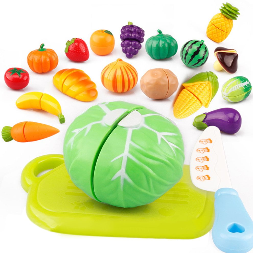 plastic fruit and vegetables toys