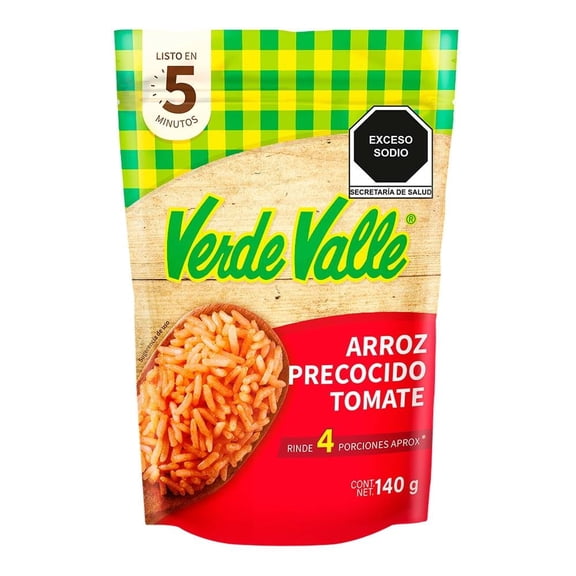 Arroz Verde Valle precocido tomate 140 g