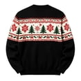 thumbnail image 5 of JAJAHO Kids Boys Christmas Sweatshirt Christmas Tree Print Crew Neck Pullover Xmas Holiday Tops For 2-14 Years, 5 of 5