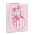 thumbnail image 4 of Pastel Stripe Luggage White Framed Giclee Art, design by Ziwei Li, 4 of 9