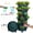 Green, variant on DUNCHATY 1 Pack 6-Tier Stackable Vertical Planter Tower with Removable Wheels & Tools – Space-Saving Indoor/Outdoor Garden Pots for Strawberries, Herbs, Flowers & Vegetables (Teal)