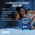 thumbnail image 6 of Breathe Right Original Nasal Strips, Clear, Small/ Medium, For Sensitive Skin, 30 Count, 6 of 9