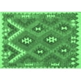 thumbnail image 1 of Ahgly Company Indoor Rectangle Southwestern Emerald Green Country Area Rugs, 4' x 6', 1 of 4