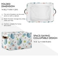 thumbnail image 2 of Large Storage Basket, Foldable Cute Baby Dragon Storage Basket, Waterproof Collapsible Coating Storage Box with Handle Toy Storage Bag, for Home School & Office, 1PCS Home Decor, 2 of 7