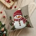 thumbnail image 6 of Wovilon Christmas Pillow Cover Festival Decoration Sofa Decoration Linen Pillow, 6 of 6