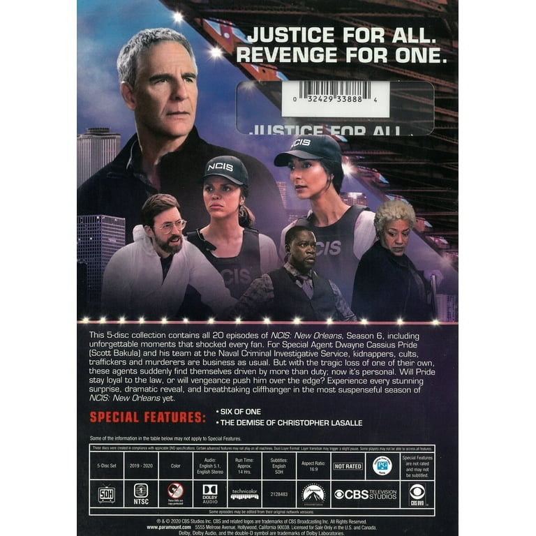 NCIS: New Orleans: The Sixth Season - Walmart.com