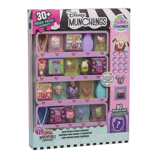 Disney Munchlings Mini Munch Snack Surprise, Collectible Figures, for Boys and Girls, Ages 3 and up