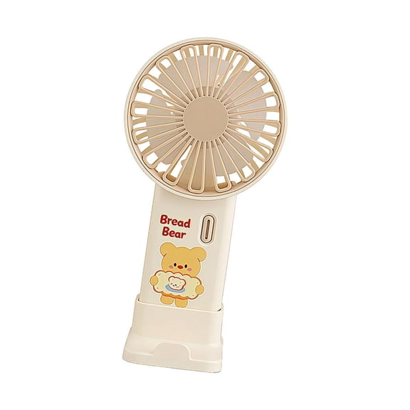 ZELVINN Pocket Fan Handheld Powerful Fan Air Blower 3 Speed Rechargeable Air Blower with Phone Stand for Home Outdooor