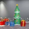 thumbnail image 4 of kjfeif70.8in Tall Inflatable Christmas Tree Yard Decoration LED Lights Christmas Inflatables Christmas Tree Lighted with Gift Boxes Santa Snowman Indoor Outdoor Inflatable Christmas Gifts, 4 of 9