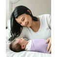 thumbnail image 5 of The Ollie Swaddle -- Helps to Reduce The Moro (Startle) Reflex -- Made from a Custom Designed Moisture-Wicking Material (Lavender), 5 of 8