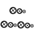 thumbnail image 4 of MLINS 9 PCS /Set Rotating Turntable Bearing Plastic Ring for Turntable Dining Table, 4 of 8