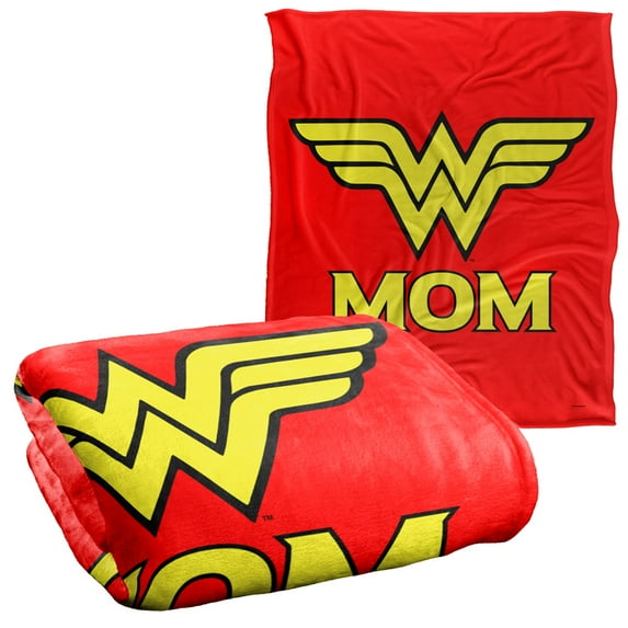 Wonder Woman Wonder Mom Silky Touch Super Soft Throw Blanket 50' x 60'