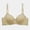 Beige, variant on Bras for Women Wireless Supportive Full Coverage Bra Lightweight Correction Anti Sagging Bra Soft Polyester Spandex Lingerie for Everyday Casual Wear M Size Sports Bras for Women