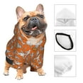 thumbnail image 3 of Cauagu Halloween Mummy Pattern Winter Pet Hoodie Sweatshirts- Dog Hoodie Sweater with Leash Hole - Cute Dog Hoodie - Pet Clothes Puppy Cat Custume -Large, 3 of 8